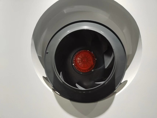 0.22kW IP54 সেন্ট্রিফিউগাল ফ্যান ব্যাকওয়ার্ড কার্ভড 315 মিমি লম্বা ইনলেট রিং সহ