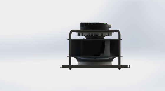 উচ্চ তাপমাত্রা প্রতিরোধের 60°C IP54 250mm ফলক সঙ্গে ইসি ফ্যান
