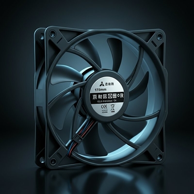 ব্লেড 175mm শক্তি 102W উচ্চ তাপমাত্রা প্রতিরোধের 60°C ইসি অক্ষীয় ফ্যান